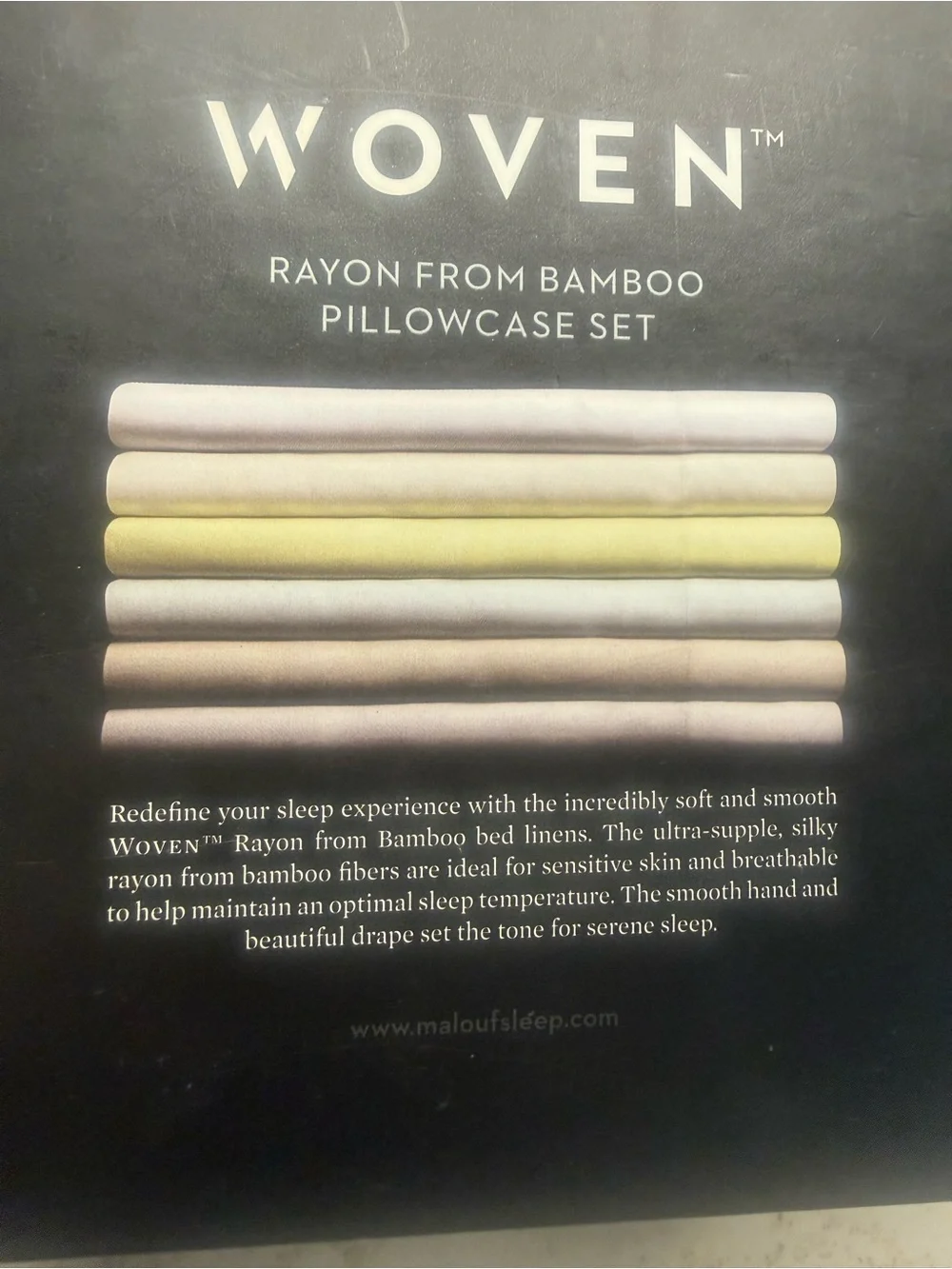 Woven Rayon from Bamboo King Pillow Cases